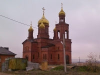 Первое богослужение состоялось в строящемся храме поселка Новотерский