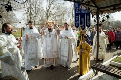 Архиепископ Феофилакт освятил храм в селе Ульяновка
