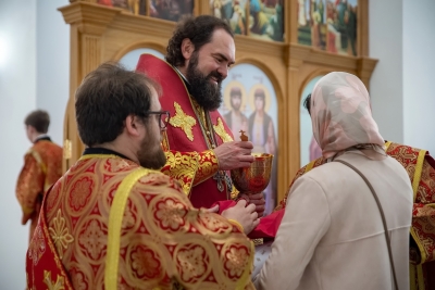 Архиепископ Феофилакт совершил первую литургию в Борисоглебском храме города Минеральные Воды