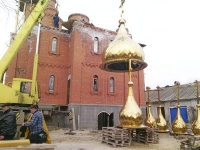 Купола освятили в посёлке Анджиевский