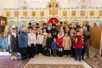 АРХИЕПИСКОП ФЕОФИЛАКТ СОВЕРШИЛ ЛИТУРГИЮ В ХРАМЕ СЕЛА ГРАЖДАНСКОГО