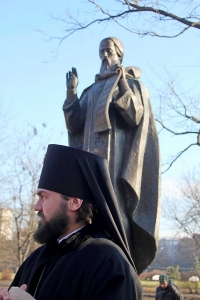 В Минеральных Водах состоялось освящение скульптурного образа преподобного Сергия Радонежского