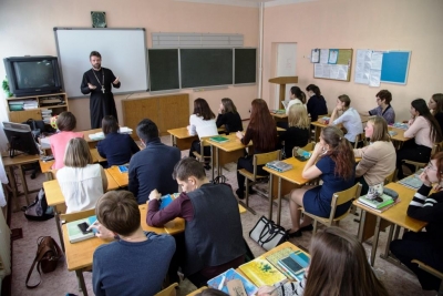 В Железноводске священник говорил со старшеклассниками о выборе жизненного пути
