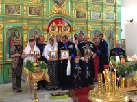 Венчание семей казаков состоялось в день празднования 1025 лет Крещения Руси